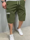 Short con cinta de rayas
