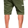 Short con cinta de rayas