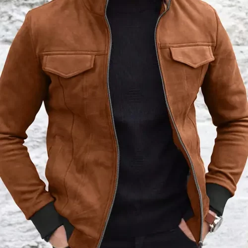 Chaqueta gamuza sintética