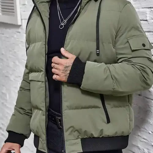 Chaqueta acolchado con capucha