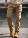 Pantalones rectos unicolor