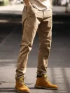 Pantalones rectos unicolor