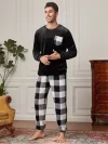 Conjunto de pijama de cuadros