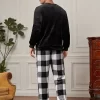 Conjunto de pijama de cuadros