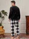 Conjunto de pijama de cuadros