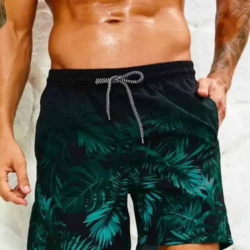 Shorts de natación con estampado