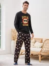 Pijama estampado leon