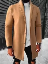 Abrigo de cuello con solapa