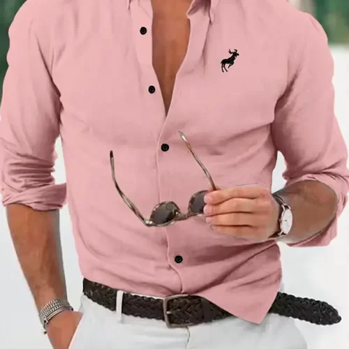 Camisa bordado con ciervo