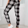 Legging a cuadros casual