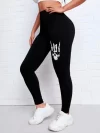 Legging estampado de craneo