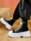 Zapatos de lona dos tonos