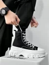 Zapatos de lona dos tonos